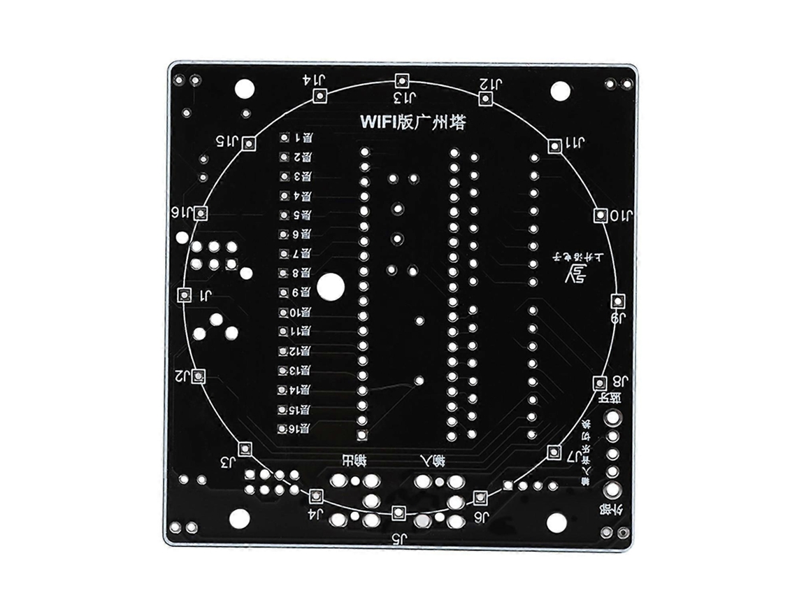 Luces LED coloridas con Bluetooth y Wifi, Suite Torre Cantón, control por aplicación, componentes electrónicos de bricolaje Yunzii