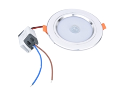 Lámpara De Techo Led Empotrable De 9 W Con Sensor De Movimiento Infrarrojo, Brillo Ajustable, Para Pasillo/encimera.