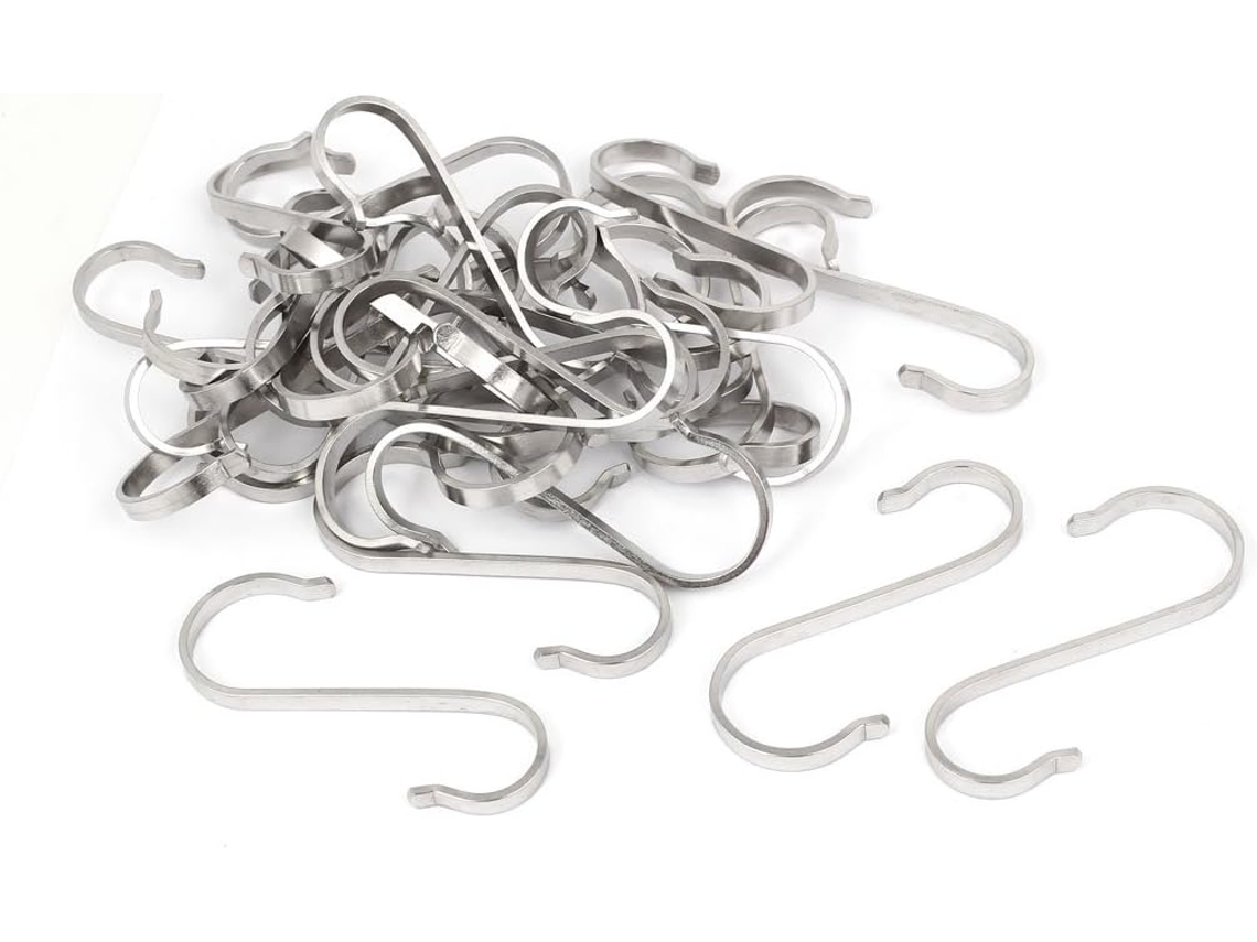 Ganchos En Forma De S De Acero Inoxidable Para Perchas