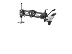 Microscopio, aumento de 7x a 45x, soporte ajustable con luz LED, OEM básico