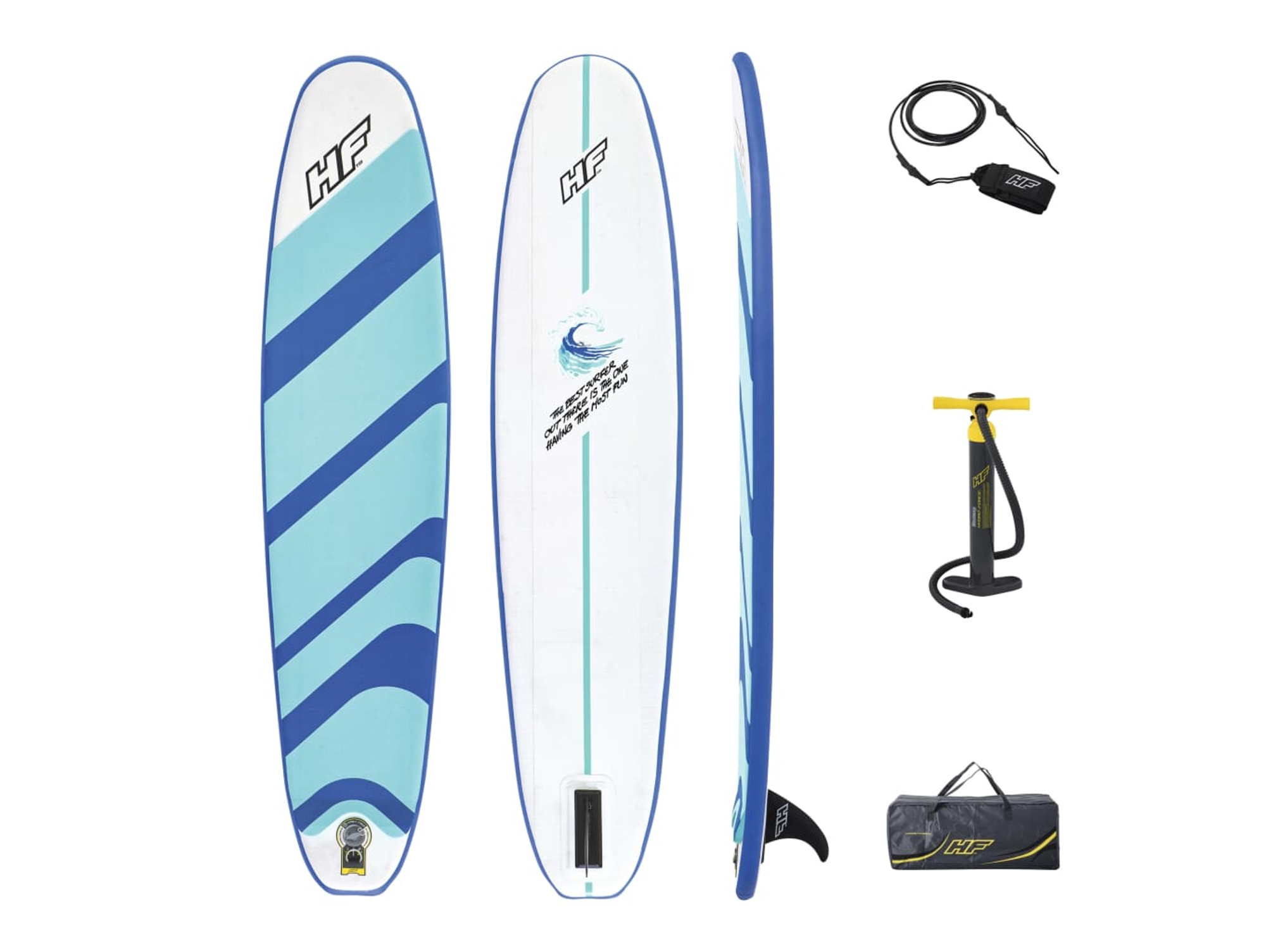 Tabla de paddle surf BESTWAY Azul PVC (243 x 57 x 7 cm)