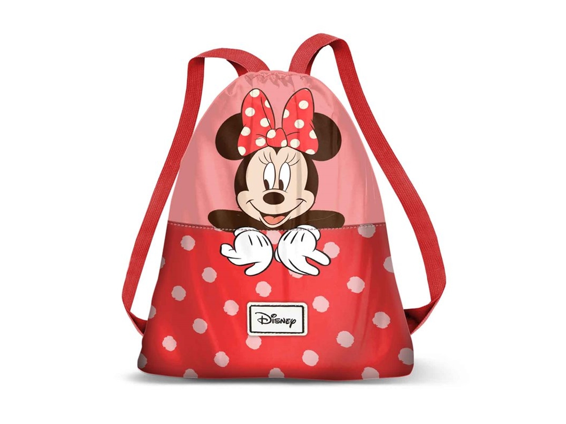 Minnie Mouse Lean-Saco de Cuerdas Joy, Rojo