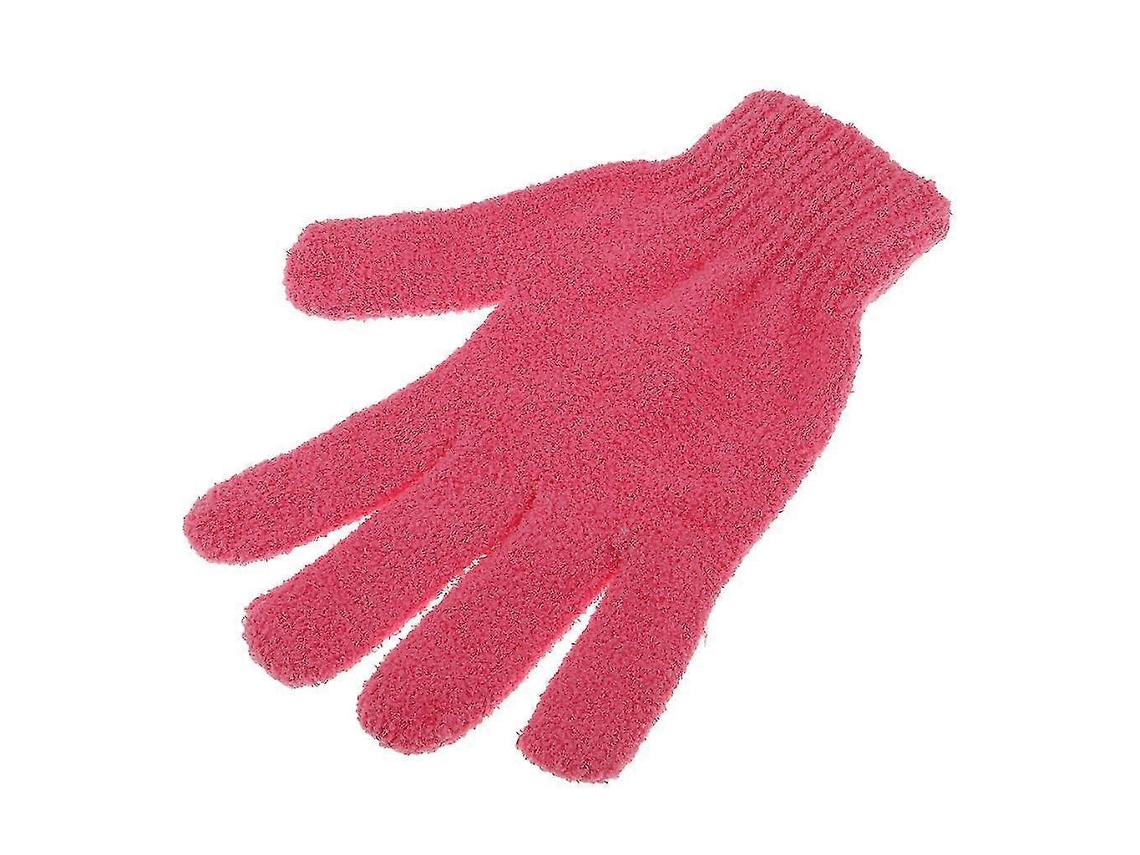 1 guante de algodón rojo Rosewell para secar el cabello, toalla de baño de secado rápido