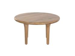 Mesa Centro Mango Marron 80x80x44cm