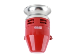 Sirena de motor eléctrico de 125 dB, timbre motorizado, alarma sonora, bocina, sirena para hogar, fábrica, escuela, rancho, lugar de entretenimiento, 24 V CC, 6,8 A