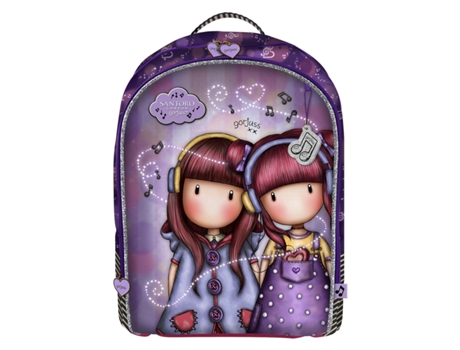 Mochila de La Escuela El Dueto Gorjuss M572A Purple 32 x 45 x 13.5 cm
