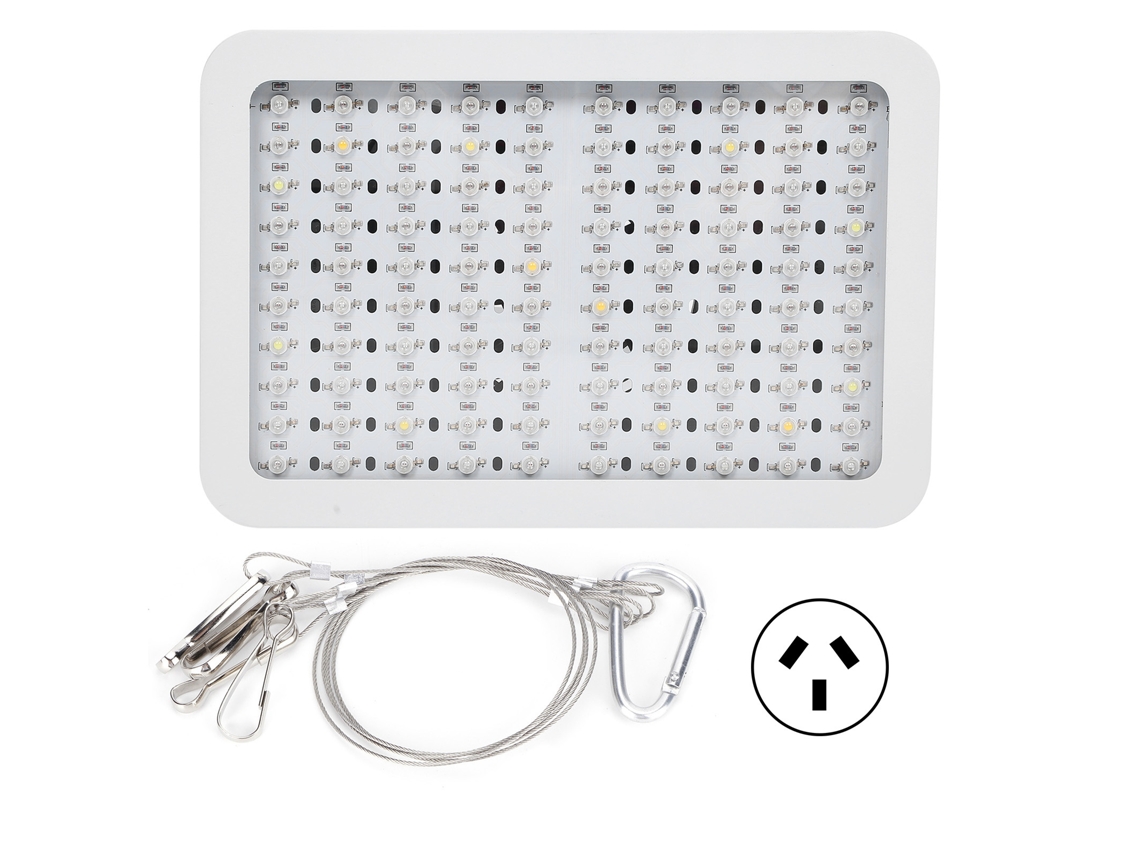 Panel de luz LED de espectro completo para cultivo de plantas, 100 LED, 1000 W