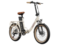 Bicicleta eléctrica plegable Onesport OT16 2.20, 250 W, 48 V, 17 Ah, Shimano, 7 velocidades, frenos mecánicos, color negro y marrón