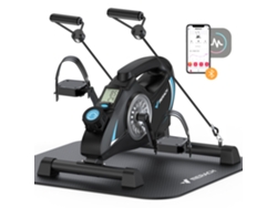 Mini Bicicleta 2 en 1 MERACH, Magnética, 16 Niveles de Resistencia, Pantalla LCD, Bluetooth, Alfombra Antideslizante, Ejercicio Brazos y Piernas
