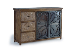 Mueble de Madera de Manglar Castaño Envejecido 96X140X40 GINER Y COLOMER