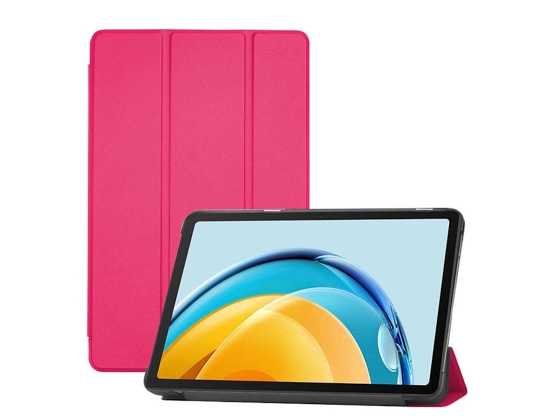 ILIKE Funda Triple Ecopiel Apple Ipad Pro 12 9'' 6ª Generación 2023 / 2020 / 2021 / 2022 Rosa Coral
