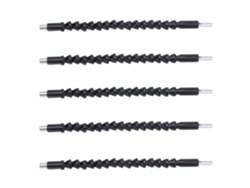 Juego de 5 extensiones de varilla flexibles universales de 295 mm para Taladro eléctrico con conector hexagonal magnético