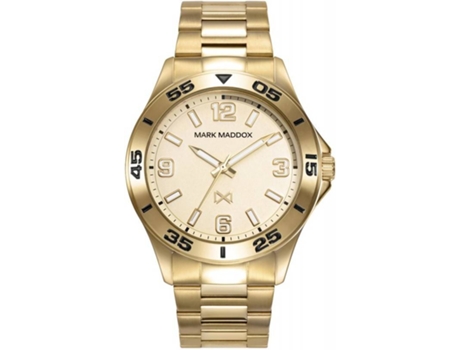 Reloj MARK MADDOX Hombre (Acero - Dorado)