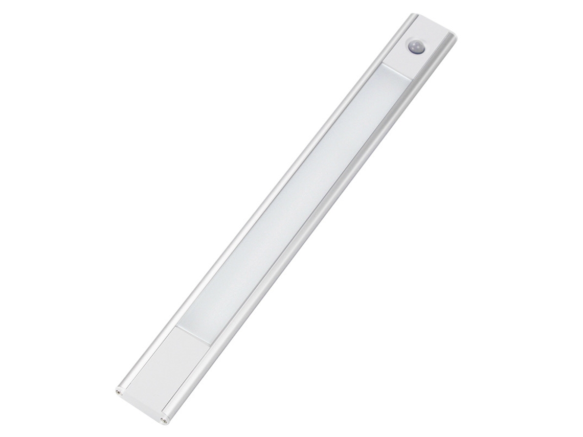 Luz Do Armário com Sensor de Movimento Sob a Luz Noturna Do Armário Luz Magnética Ultrafina Recarregável de 2500Mah Luz Led Sem Fio de 30 Cm e 15,8