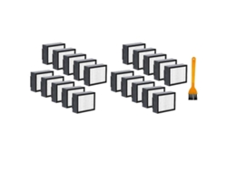20 filtros HEPA de repuesto para accesorios de aspiradoras I7, I7+, I3, I4, I6, I6+, I8, I8+plus, E5, E6 y E7.