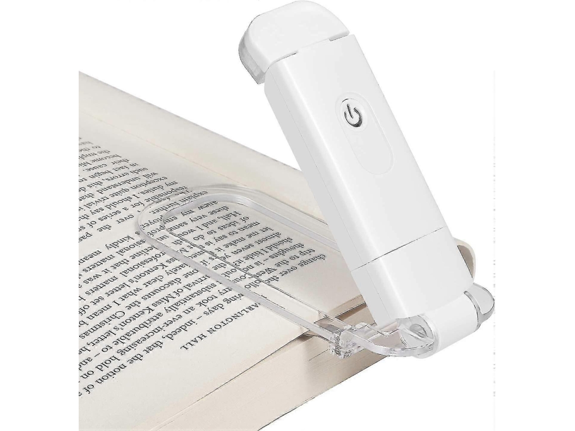 Lámpara de lectura. Lámpara de lectura con clip. Lámpara de lectura LED recargable por USB. Dos niveles de brillo. Nostalgia88