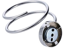 Soporte para secador de pelo, accesorios de montaje en pared de acero inoxidable. GOKOCO