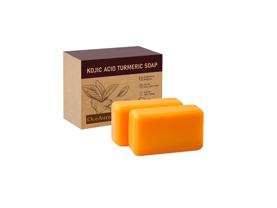 Jabones de cúrcuma con propiedades naturales - Set