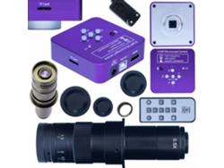 Microscopio Puppis Pink Pro 2 en 1 – 51 MP HDMI USB | Full HD 4K | Búsqueda avanzada