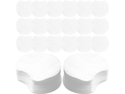 Lingettes Démaquillantes Épaisses 2400 Pièces Format Demi, Lune Bord Découpé En Tissu Non Tissé D...