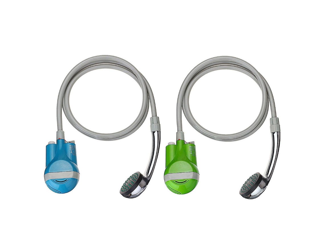 Bomba de agua portátil para ducha, boquilla recargable por USB, grifo de ducha de mano para camping, caravana y kit de viaje al aire libre Rosewell