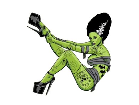 Pegatinas LETHAL THREAT Bride Of Frankenstien
