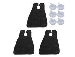 3pcs Recogedor De Barba Para Hombre Impermeable Corta Barbas Capa De Barbero Delantal Herramienta De Peinado En Casa