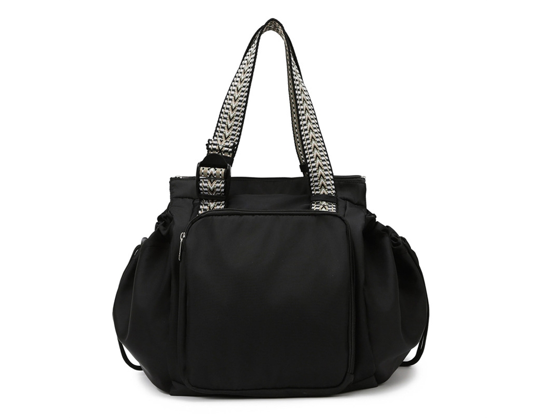 Mochila multifuncional tipo mochila para mamá, ideal para guardar cosas, ideal para viajes y como bolso de hombro. Negra 322335 Yunzii