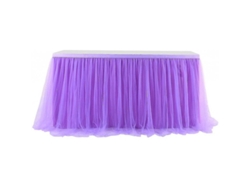 2026-5401-manta De Mesa Falda Voluminosa 9ft (2.75m*0.77m) Hpz Para Fiestas Bodas Decoración Hogar