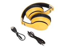 Auriculares Inalámbricos Bluetooth Elb4, Plegables, Multifuncionales, Para Deportes Y Videojuegos (amarillo)