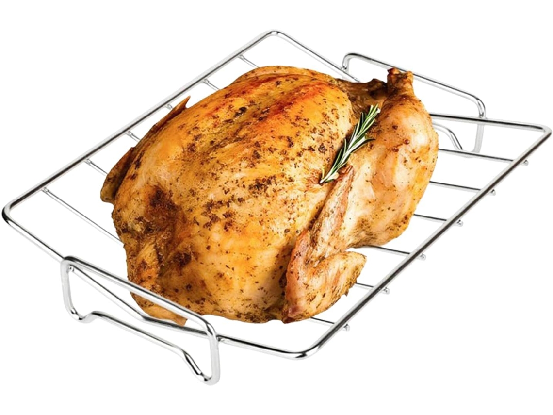 Para asar pollo, aves, cerdo, horno, picnic, camping, uso exterior, interior y barbacoa. Chaberlu