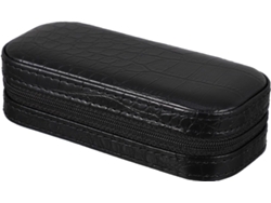 Elegante Y Práctica Caja De Cuero Para Guardar Relojes, Organizador De Viaje Para...