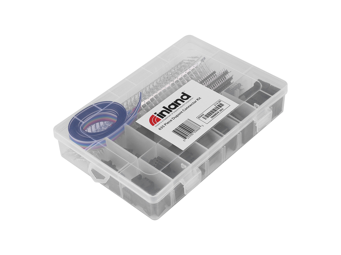 Kit De 635 Conectores De Cable Puente Con Pines Macho/hembra De 2,54 Mm, Con Cables Y Carcasas.