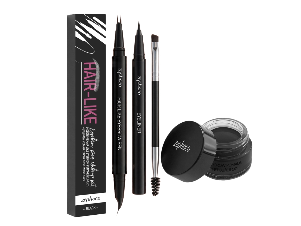Tinte negro resistente al agua Worten para cejas