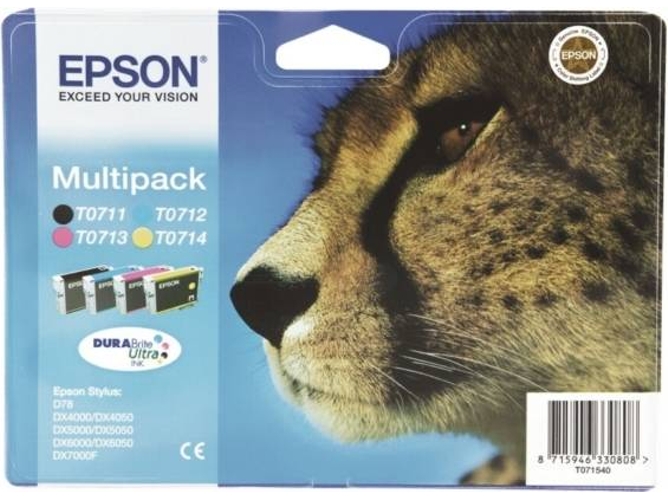 Pack de cartuchos de tinta EPSON T071 - C13T07154511