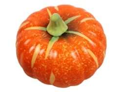 Calabaza artificial de espuma amarilla realista slowmoose