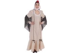 Disfraz de Mujer DISFRAZZES Chulapa Beige (Talla: M)