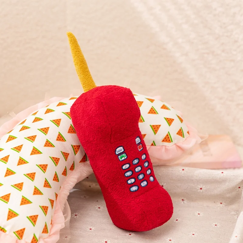 (teléfono Móvil De 25 Cm) Muñeco De Peluche Adorable De La Serie De Juegos Divertidos