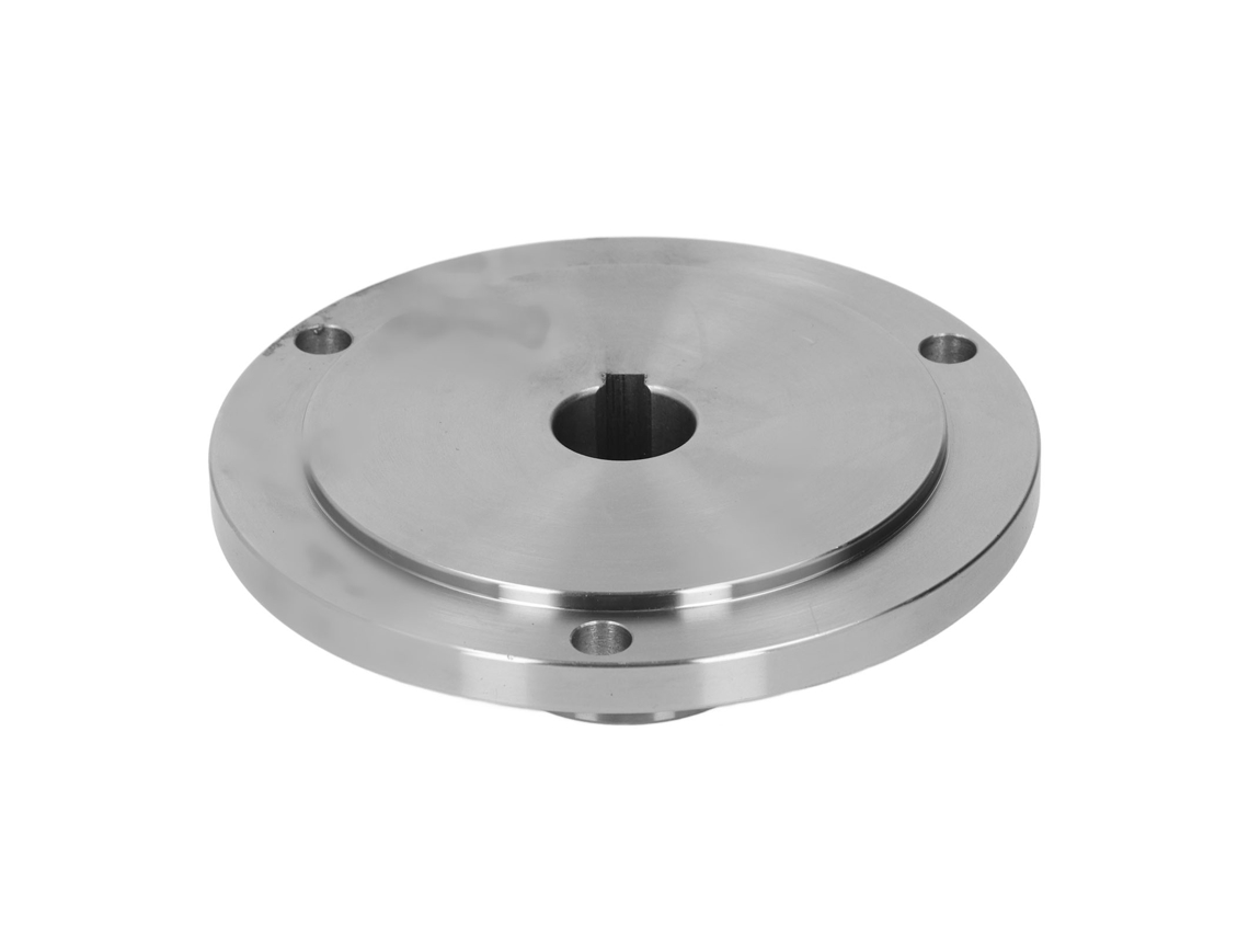 Tampa frontal para tornos, aço de alto manganês, 3 furos, 130 mm, para K11-130, K12-130, K72-130, 25 mm/0,98 pol.