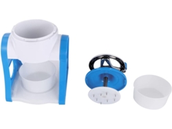 Máquina Trituradora Portátil De Pp Para Raspar Hielo Manual Azul Para Batidos Y