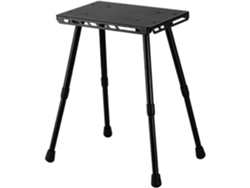 Mesa plegable de camping, pequeña, portátil y ligera, fabricada en aluminio.