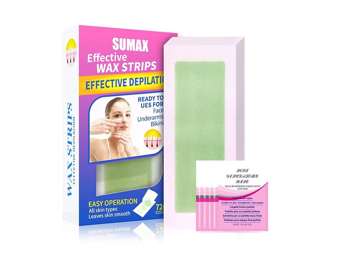 Vlrla-para Mulheres 72 Pcs Small Lip Wax Strips