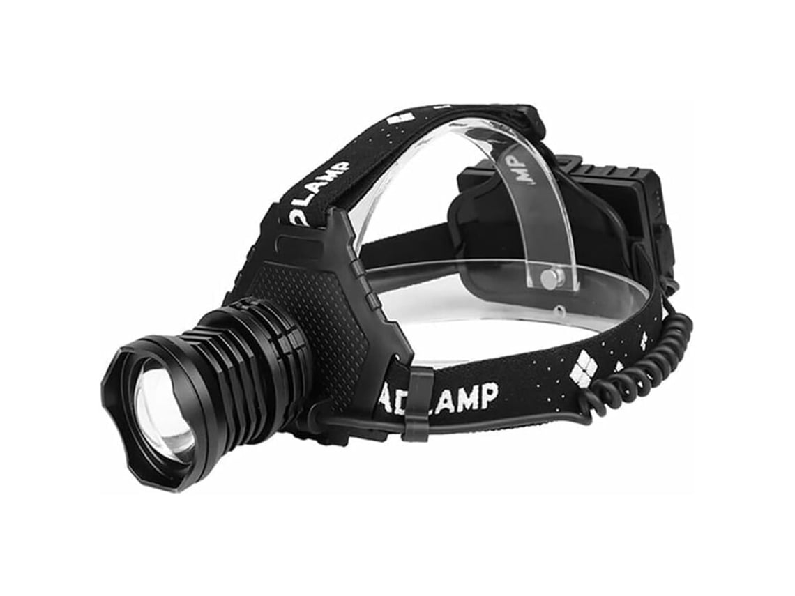 Linterna Frontal Led Recargable Con Batería 18650 Para Pesca Y Camping, Resistente Al Agua.*