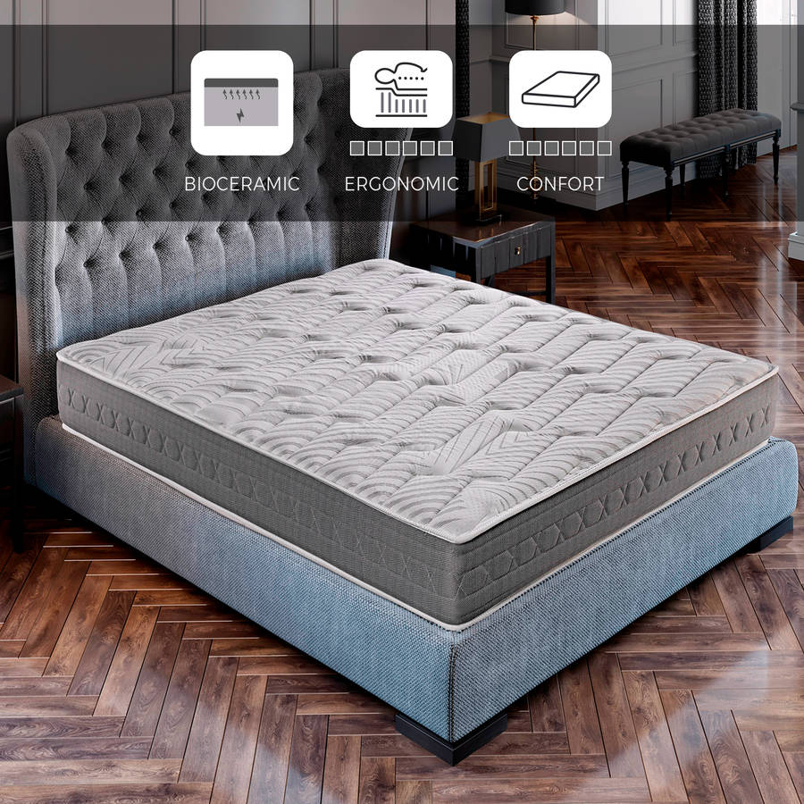 Colchón ROYAL SLEEP CP2160609019000 (90x190 cm - Espuma HR Viscoelástica)