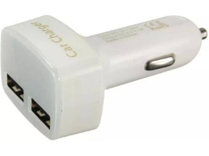 Cargador de Coche WJS ZH0014-VHITE_RED 5V - USB - Blanco