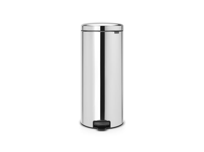 Cubo de Basura BRABANTIA Newicon (30 l - Plateado)