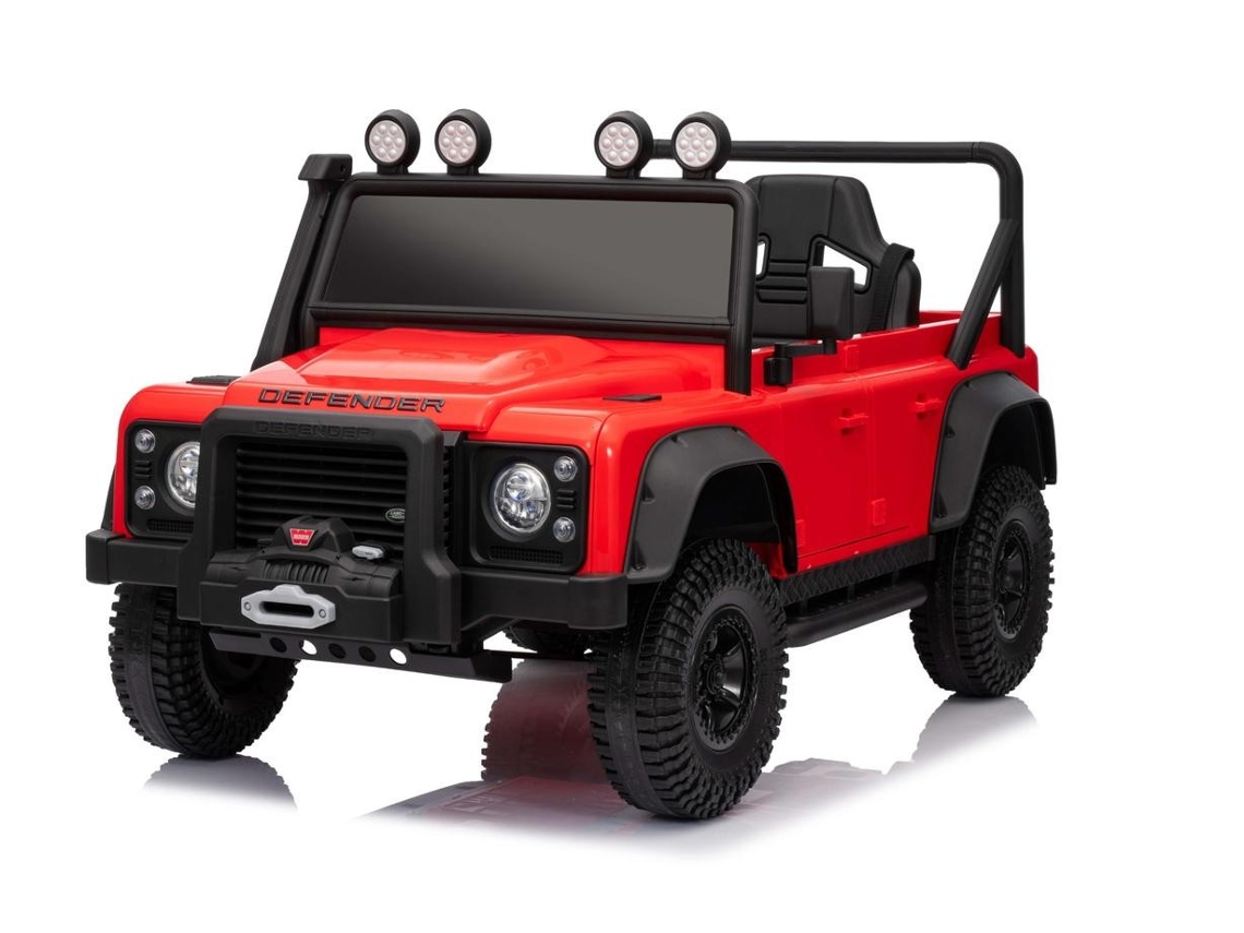 Land Rover Defender Eléctrico 24V para Niños Rojo Ataa
