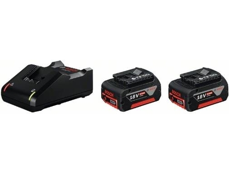 Conjunto de Iniciación BOSCH 2 Baterías Gba 18V 4.0Ah + Gal 18V-40