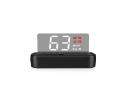 Head-up Display Proyector Digital Para Coche – Velocímetro Gps, Sistema Doble Pantalla, Negro