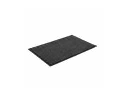 Felpudo Relaxdays Gris, Alfombra De Entrada Para Interior, Felpudo Grande Y Fino, 60 X 90 Cm, Negro Y Gris